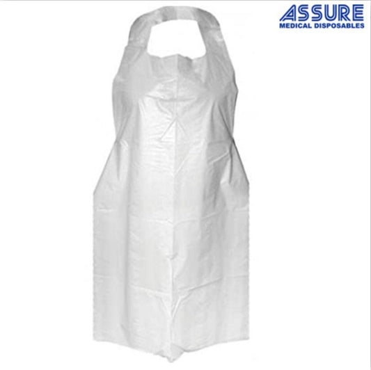 Assure Plastic Apron 140cm, 1's/pk, 100pk/bx, 10bx/ct - 21Bmedical